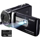 Filmadora Full HD Sony HDR-PJ200 30x Zoom Óptico Cartão de 8