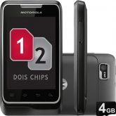 Smartphone Motorola MOTOSMART ME XT305, Desbloqueado, Preto,
