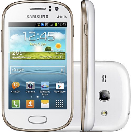 Samsung Galaxy Fame Duos Desbloqueado, Dual Chip, Android 4.
